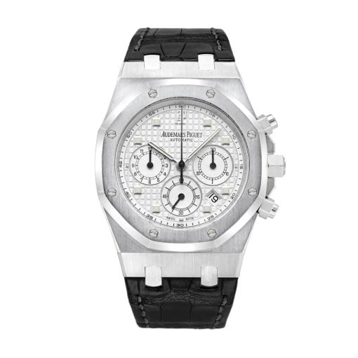 Audemars Piguet Royal Oak Chrono 18 K White Gold