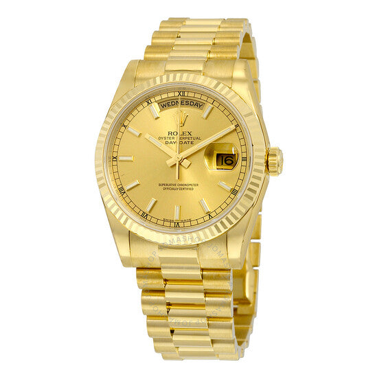 Rolex Daydate 18 k gold presidential bracelet